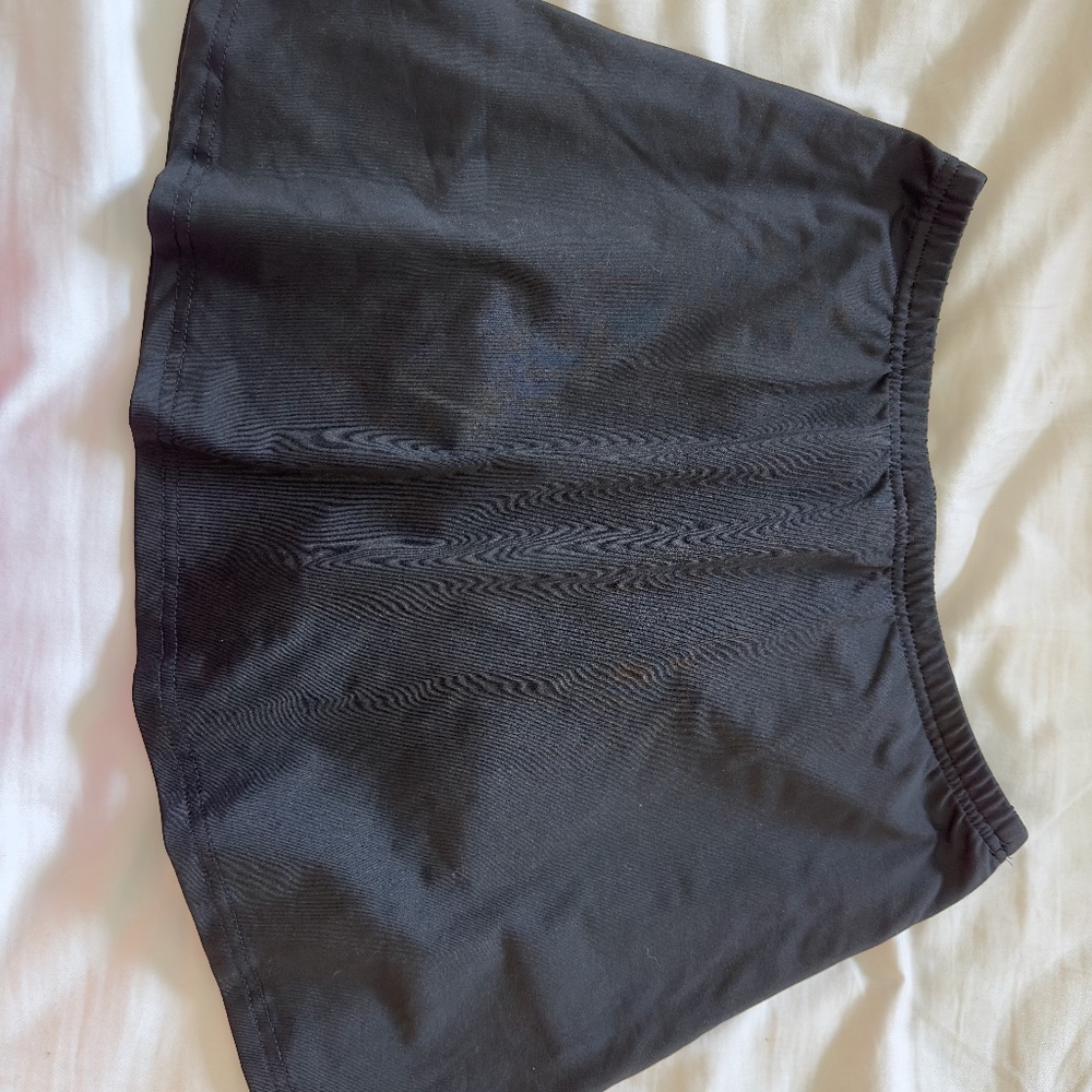Black athletic skirt